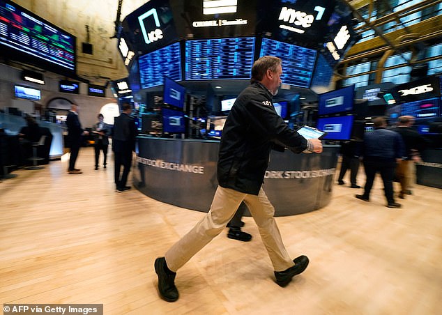 S&P 500 Banks Industry Group Index dropped more than 4 percent in morning trading, and the Dow Jones Industrial Average fell more than 450 points