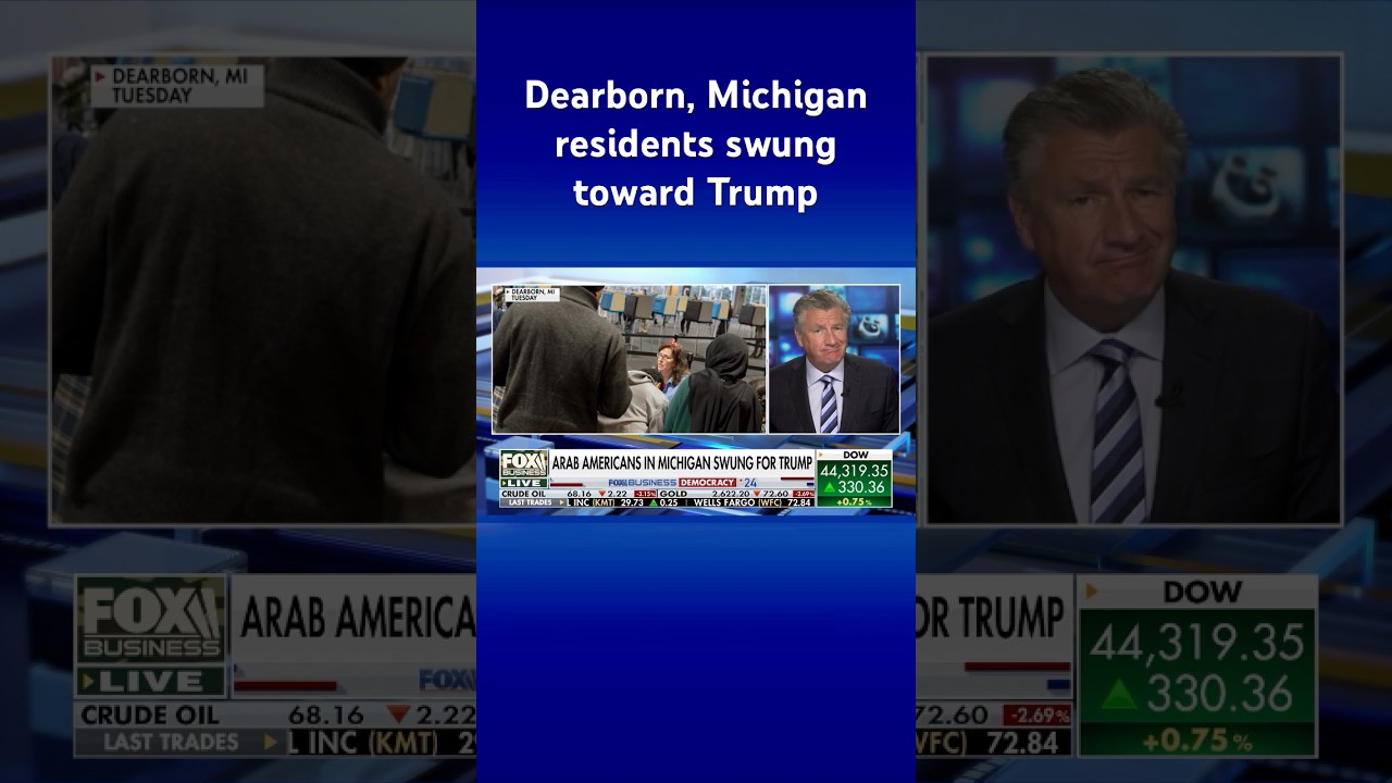 Dearborn leaders say this made Arab Americans more comfortable backing Trump #shorts