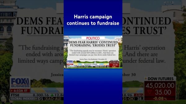 Harris campaign continues to ask for donations following election loss #shorts