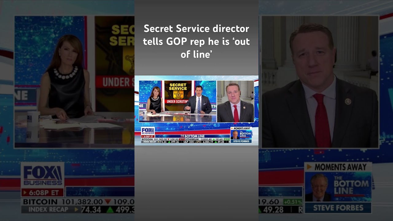 WATCH: GOP rep lays into Secret Service director in face-to-face meeting #shorts