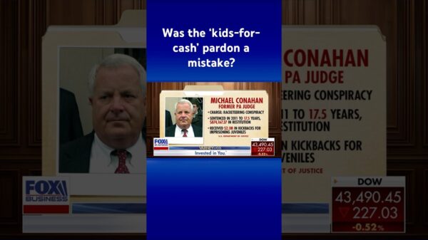 Biden ridiculed for granting clemency to the ‘kids-for-cash’ judge #shorts