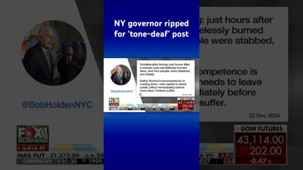 NY Gov. Kathy Hochul criticized for ‘tone-deaf’ post about crime #shorts