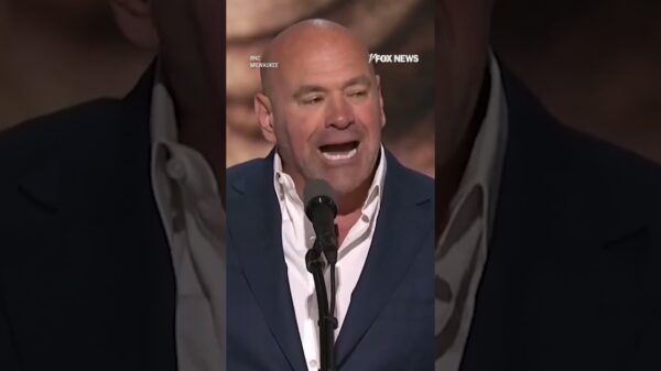 Dana White introduces former President Donald Trump on night four of the RNC