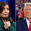 Trump extends olive branch to Gov. Hochul after bombshell remark