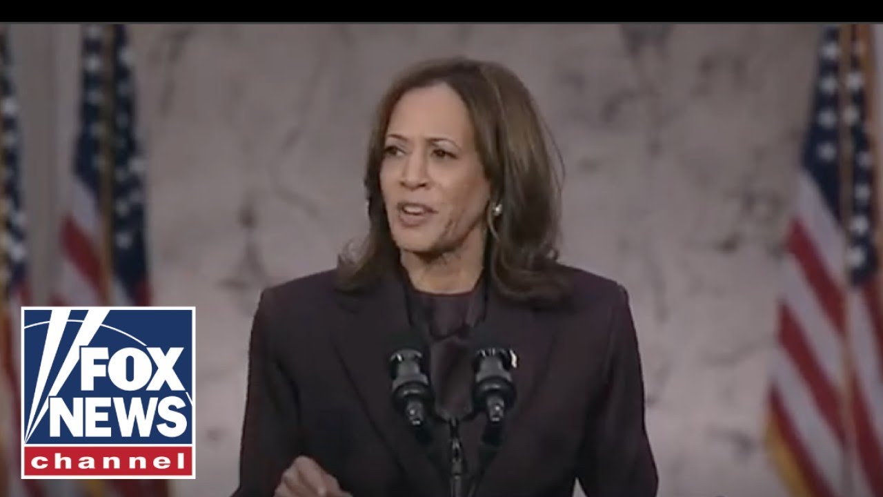 Kamala Harris’ concession speech after loss to Trump