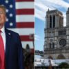 President-Elect Trump attends the Notre Dame re-opening ceremony in Paris, France