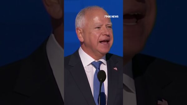 Tim Walz officially accepts the Democratic vice presidential nomination at the DNC