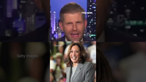 Eric Trump rips VP Kamala Harris for not taking a stand on issues he says Americans are facing today