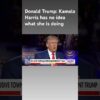 Donald Trump: This country will end up in a depression if Kamala Harris becomes president #shorts