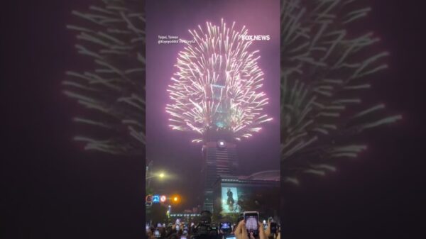 Fireworks light up the sky as world welcomes 2025