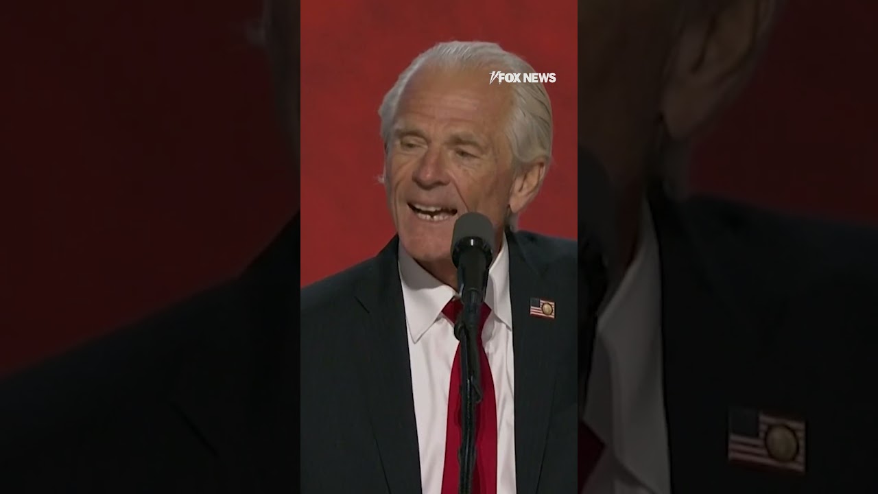 Hours after his prison release, Peter Navarro sends a pointed message on stage at the RNC