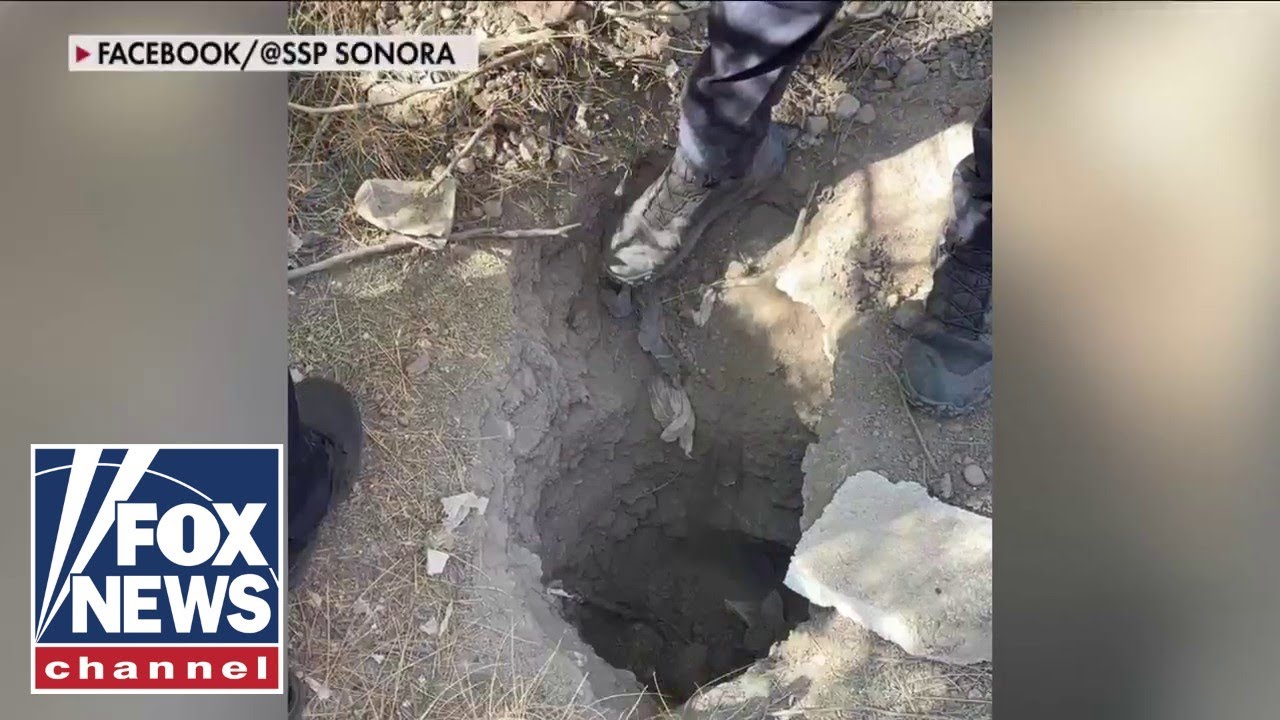 Officials uncover secret drug tunnel near border wall