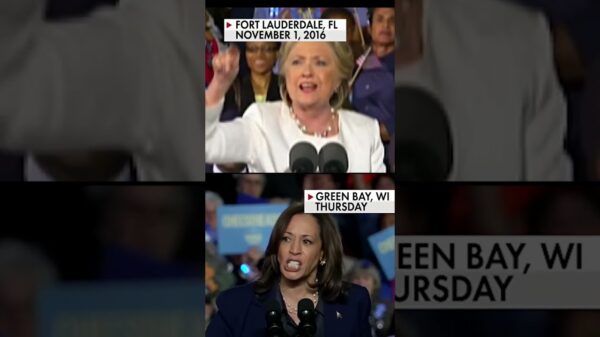 Is Kamala Harris starting to sound like Hillary Clinton? #shorts #kamalaharris