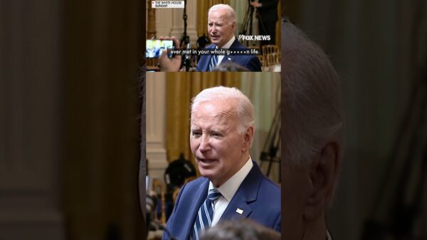 Biden curses at reporters while boasting about his world stage connections