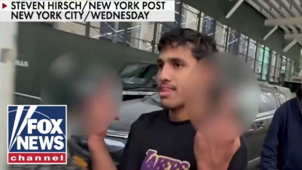 Illegal migrants in violent NYPD attack give middle finger after release