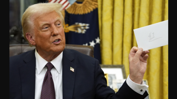 WATCH: President Trump Discovers Letter Left For Him at The Oval Office by Biden