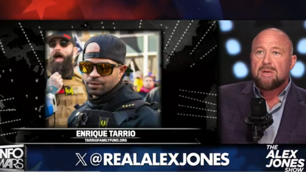 EXCLUSIVE: Former J6 Hostage / Leader Of The Proud Boys Enrique Tarrio Joins Infowars For First Interview After Release From Political Captivity By President Trump