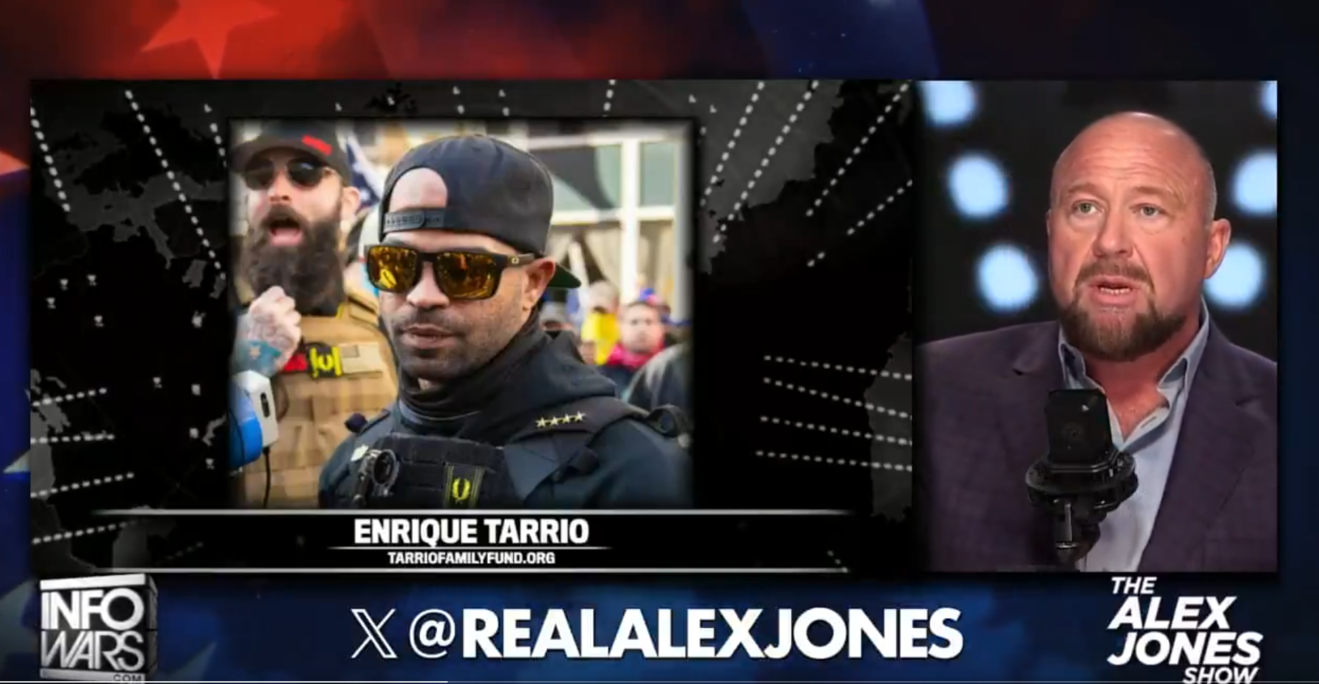 EXCLUSIVE: Former J6 Hostage / Leader Of The Proud Boys Enrique Tarrio Joins Infowars For First Interview After Release From Political Captivity By President Trump