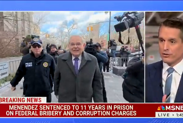 BREAKING: Former Democratic Senator Bob Menendez sentenced to 11 years in prison