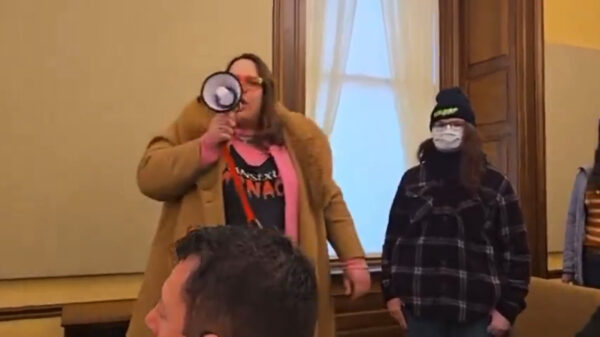 Rep. Finke (D) just sent an angry mob to storm MN’s House to block Republican control