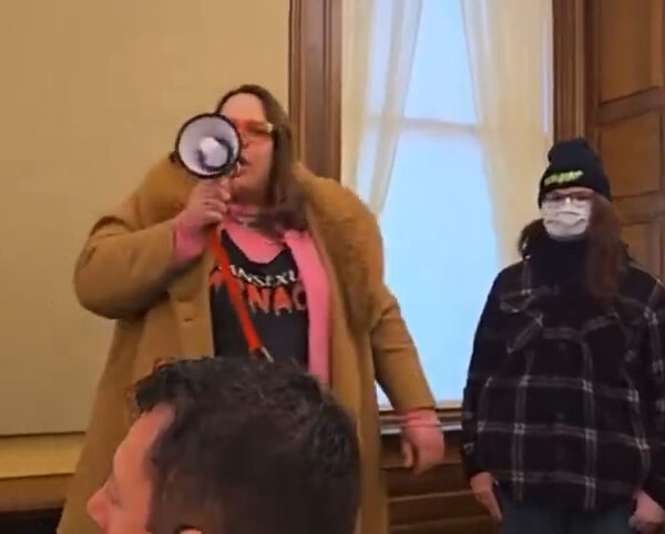 Rep. Finke (D) just sent an angry mob to storm MN’s House to block Republican control